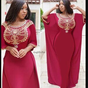 Daytona Kaftan (Wine Color)